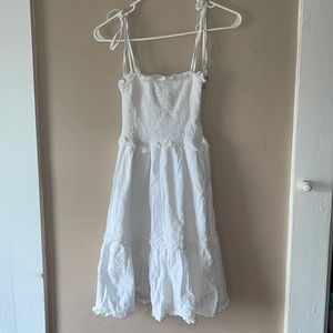 White smock dress size medium